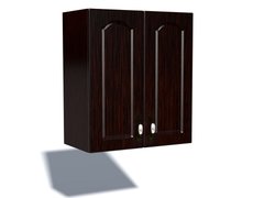 Corp superior 60 cu 2 usi pentru hota telescopica Zebra MDF mustata wenge